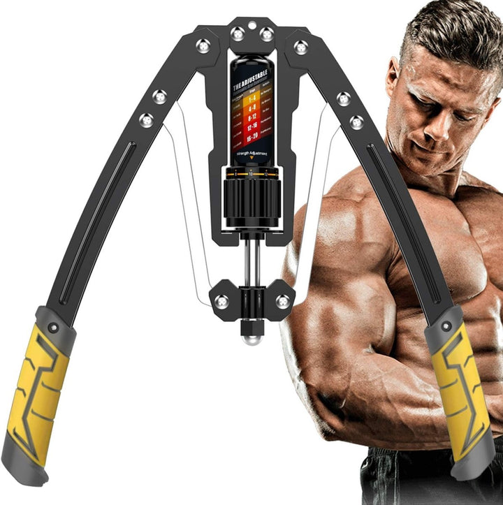 Stornfield | TwisterPro Adjustable Hydraulic Arm Trainer – 10–200 kg Resistance – Upper Body Strength Training for Arms, Chest & Shoulders