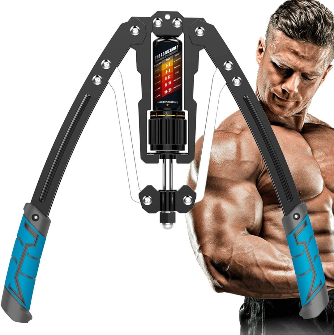 Stornfield | TwisterPro Adjustable Hydraulic Arm Trainer – 10–200 kg Resistance – Upper Body Strength Training for Arms, Chest & Shoulders