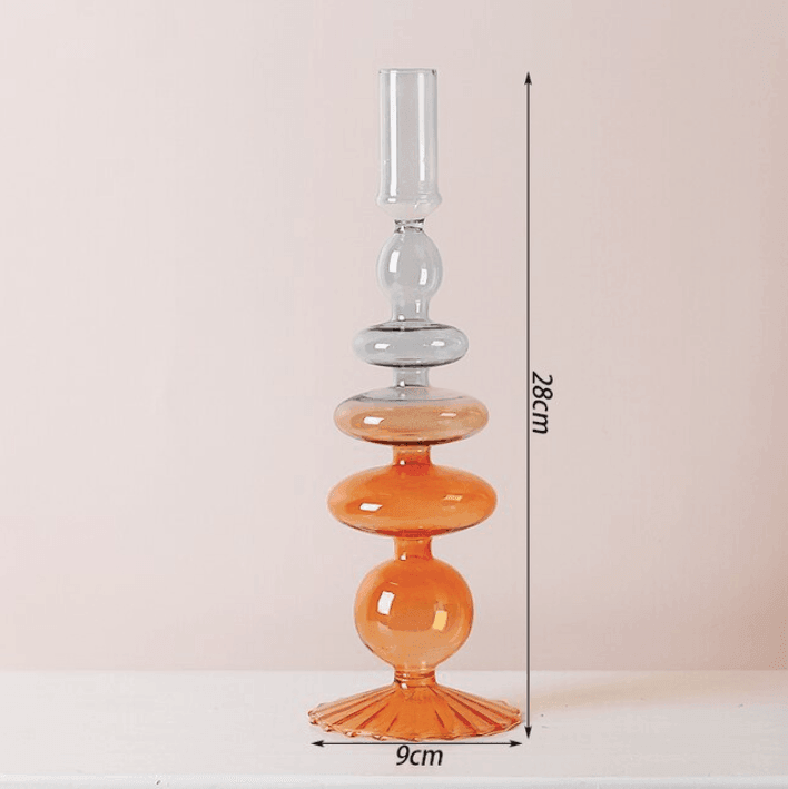 Stornfield | Classic Two-Tone Glass Candle Holder