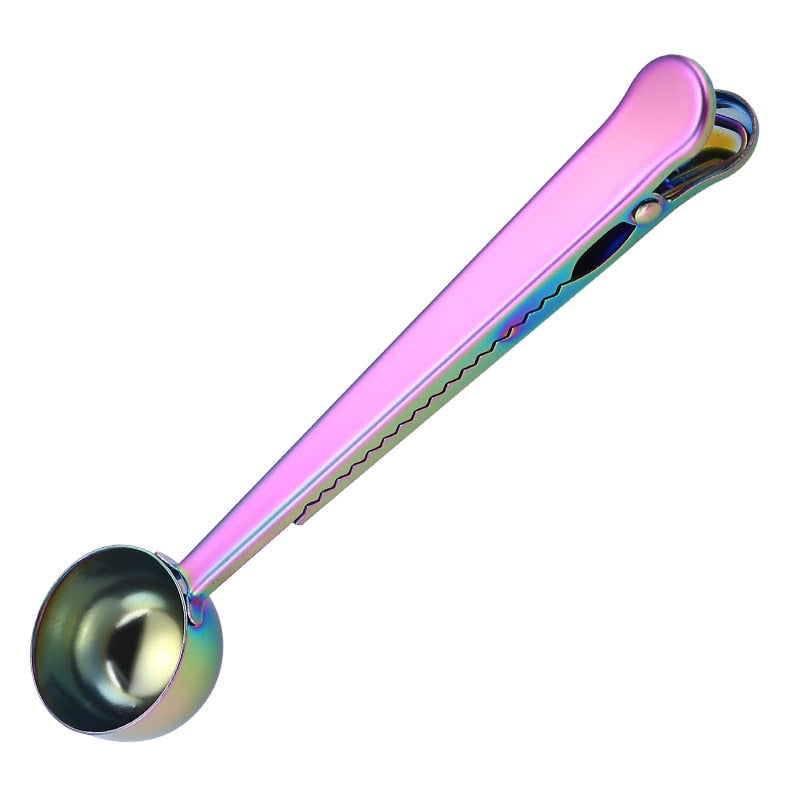 Two-in-one Coffee Spoon Sealing Clip Kitchen Accessories Cafe Clip | Stornfield