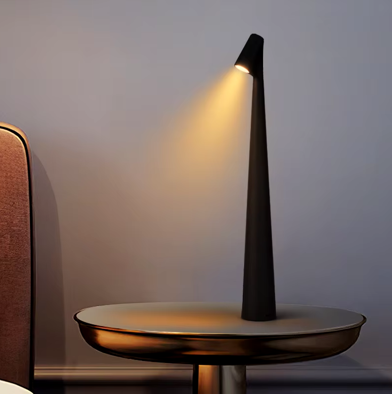 Stornfield | LumiLux Portable LED Touch Lamp – Rechargeable, Dimmable, and Slim Design