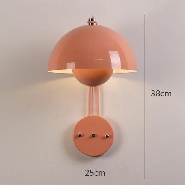 Stornfield | Frendorf - Charming Mushroom Wall Lamp for a Cozy and Elegant Glow