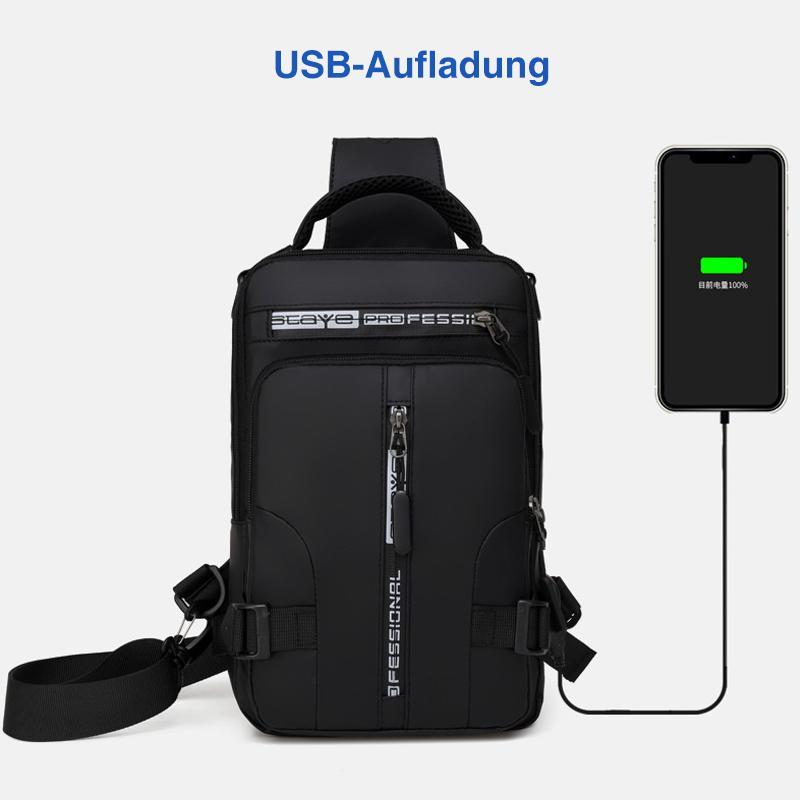 Shoulder bag with USB charger | Stornfield