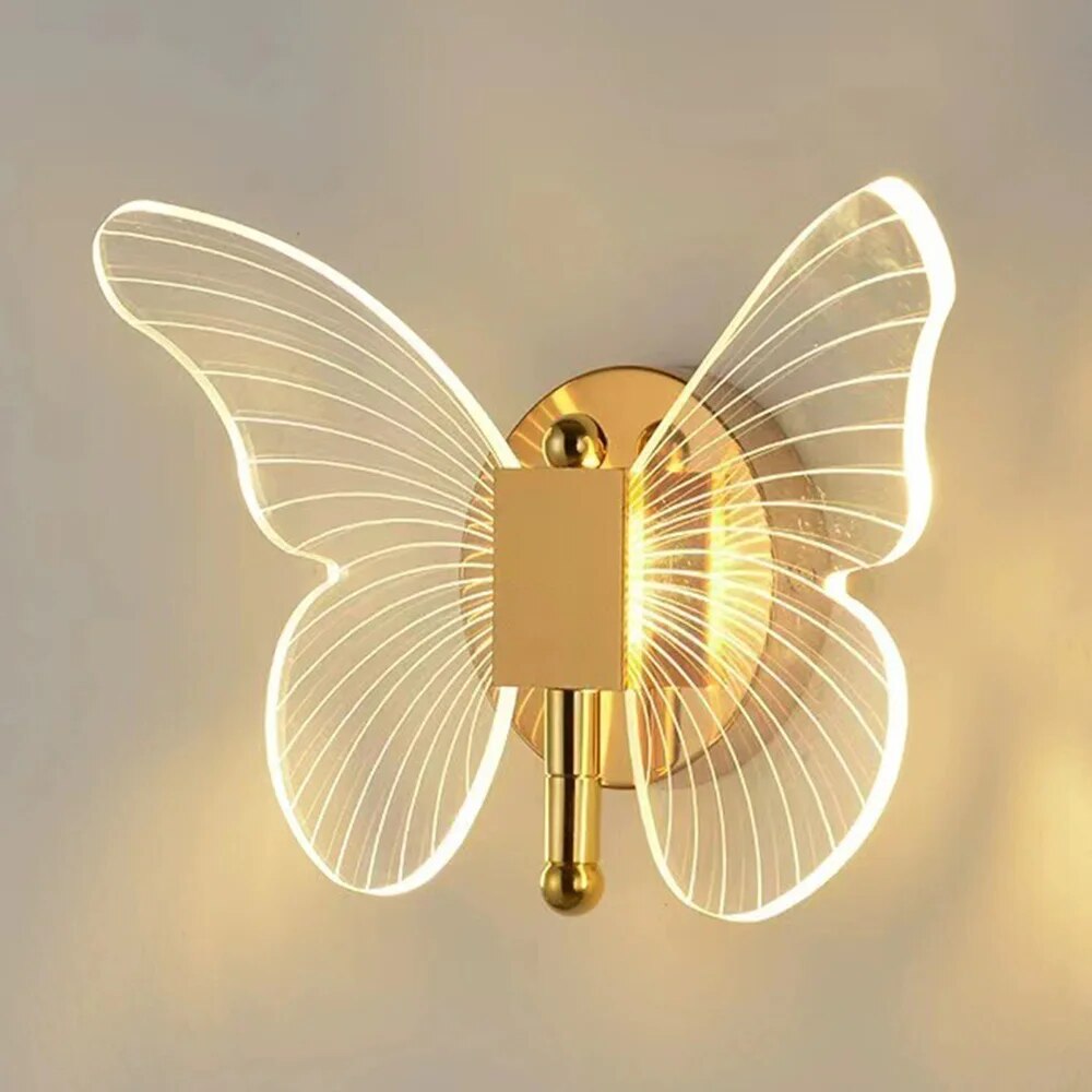 Modern Butterfly Wall Lamp – Elegant LED Wall Lighting for Living Room or Bedroom | Stornfield
