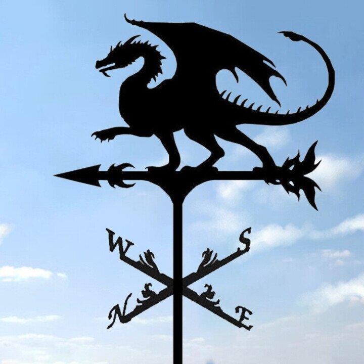 Stornfield | Weathervane - Windy - Retro Witch Shape - Unique Design