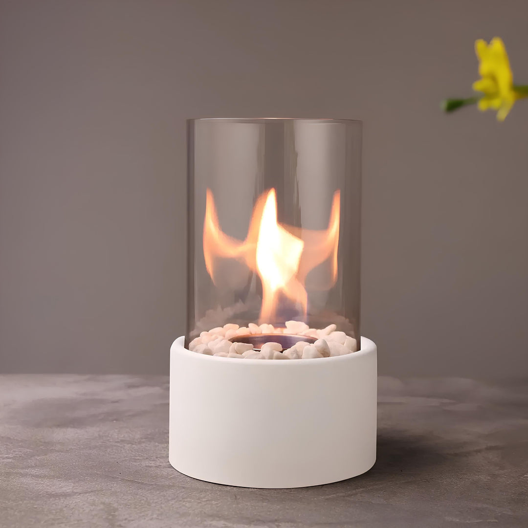 Classic Oil Lamp with Open Flame - Lumora | Stornfield