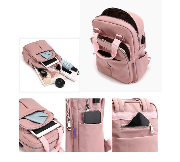 Water-Resistant USB Charging Anti-Theft Backpack – Multi-Compartment Design | Stornfield