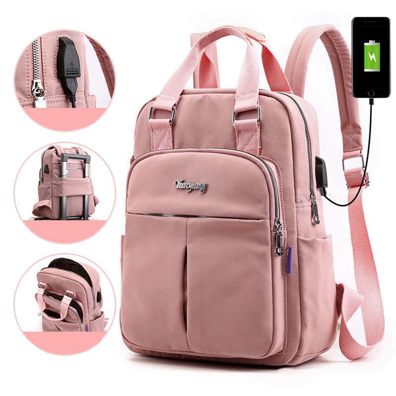 Water-Resistant USB Charging Anti-Theft Backpack – Multi-Compartment Design | Stornfield