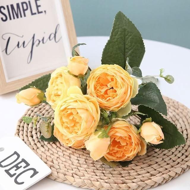 Stornfield | Artificial Peony Bouquet with Blossoms and Buds
