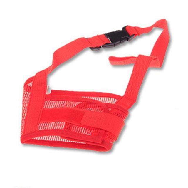Stornfield | Pet Dog Adjustable Mask Bark Bite Mesh Mouth Muzzle Grooming Anti Stop Chewing
