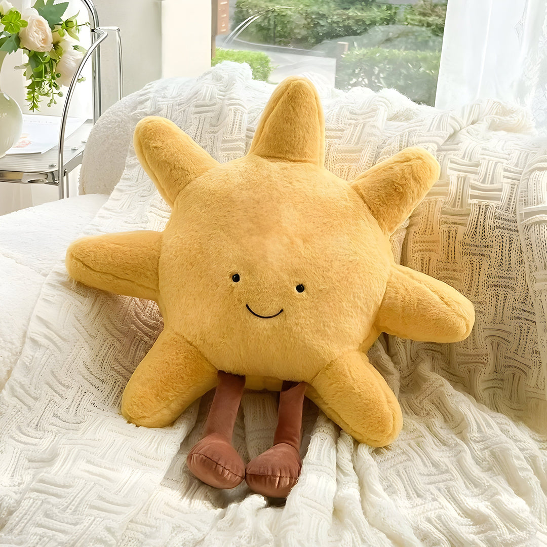 CloudMoon Cushion - Soft Moon and Sun Tatami Cushion | Stornfield