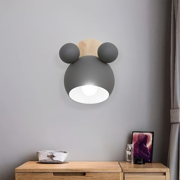 Wall lamp in Mickey design – Decorative and Modern | Perfect for children's room & living room | Stornfield