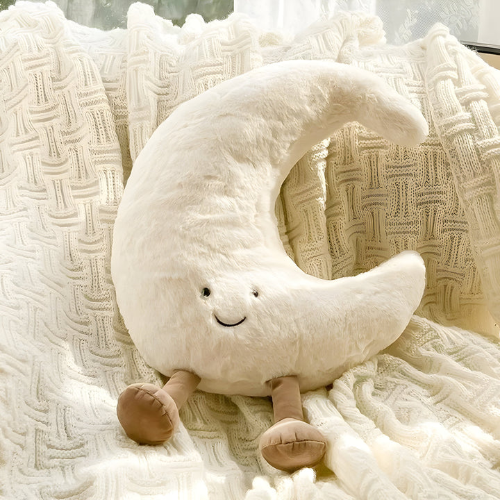 CloudMoon Cushion - Soft Moon and Sun Tatami Cushion | Stornfield