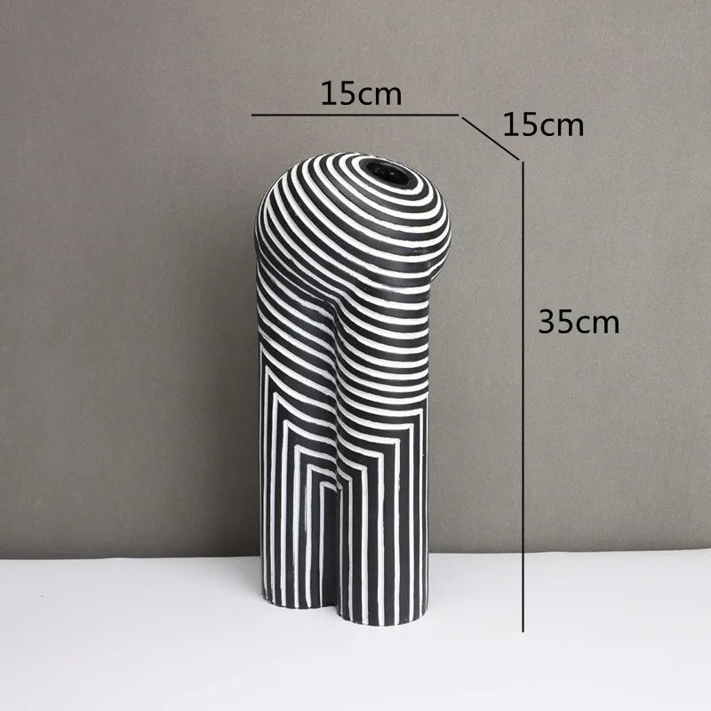 Stornfield | Vase with Abstract Geometry