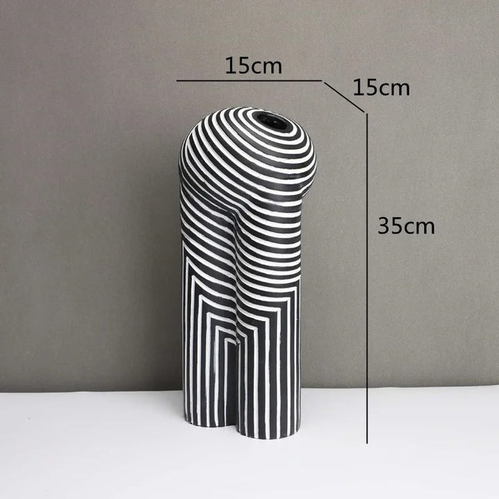 Stornfield | Vase with Abstract Geometry