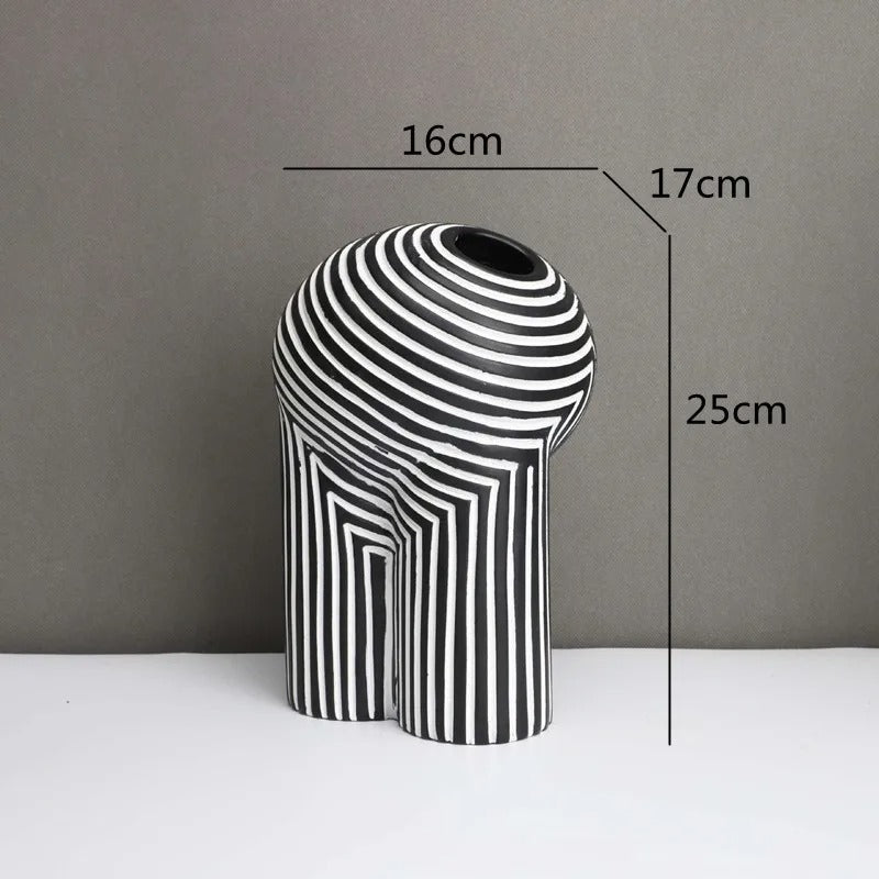 Stornfield | Vase with Abstract Geometry