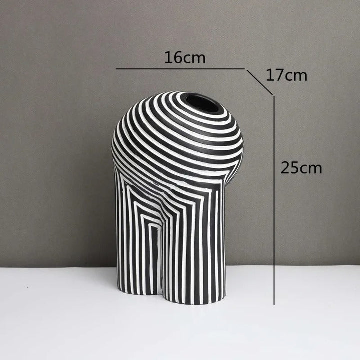 Stornfield | Vase with Abstract Geometry