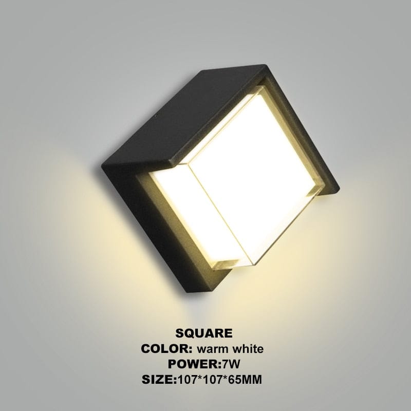 Motion Sensor Outdoor Wall Lamp – Modern Aluminium Design | Stornfield