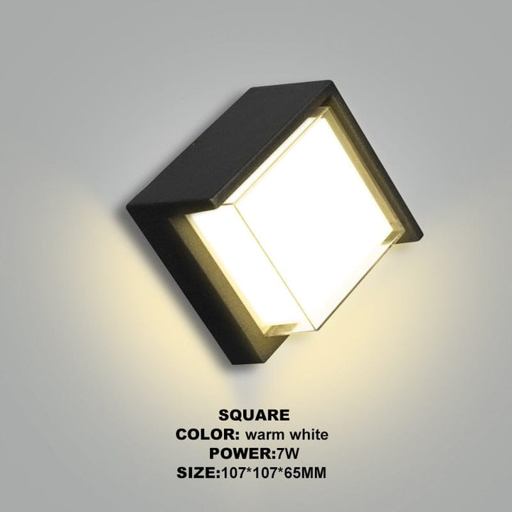 Motion Sensor Outdoor Wall Lamp – Modern Aluminium Design | Stornfield