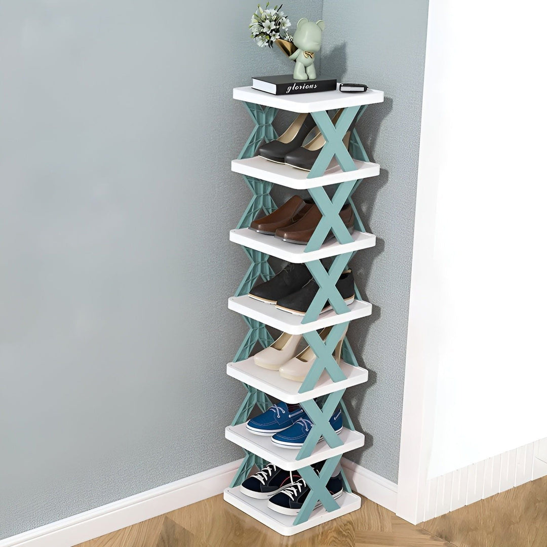 Multifunctional and Foldable Shoe Rack - SpaceSaver | Stornfield