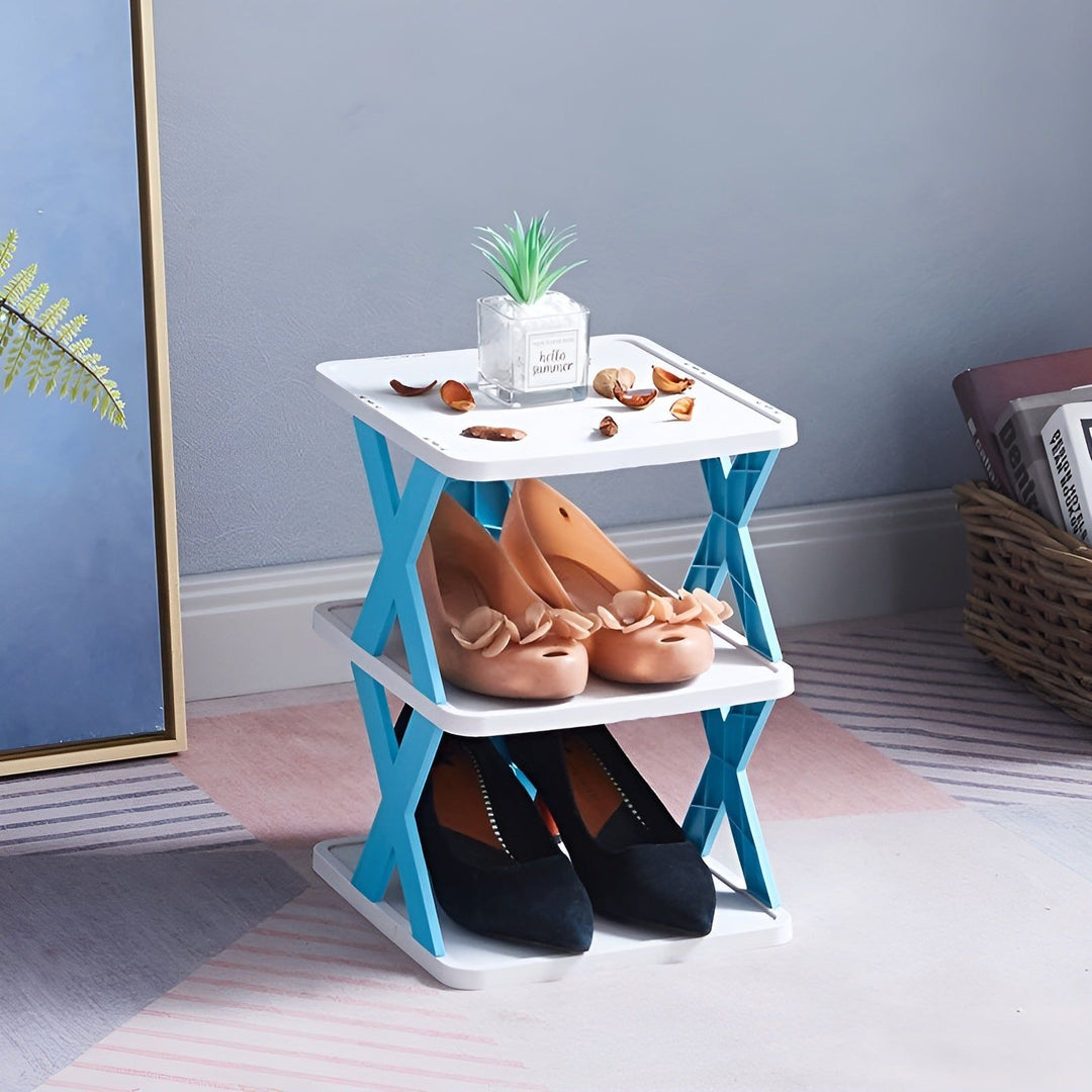 Multifunctional and Foldable Shoe Rack - SpaceSaver | Stornfield