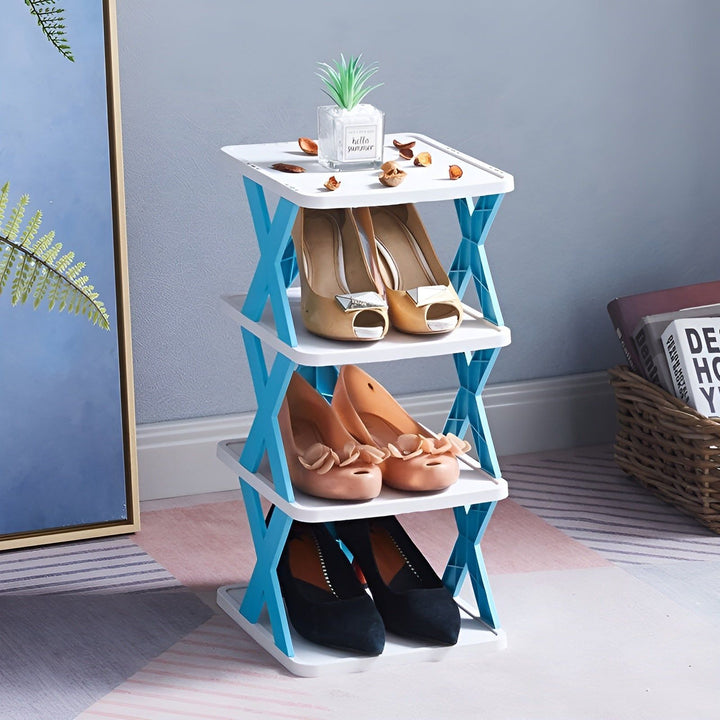 Multifunctional and Foldable Shoe Rack - SpaceSaver | Stornfield