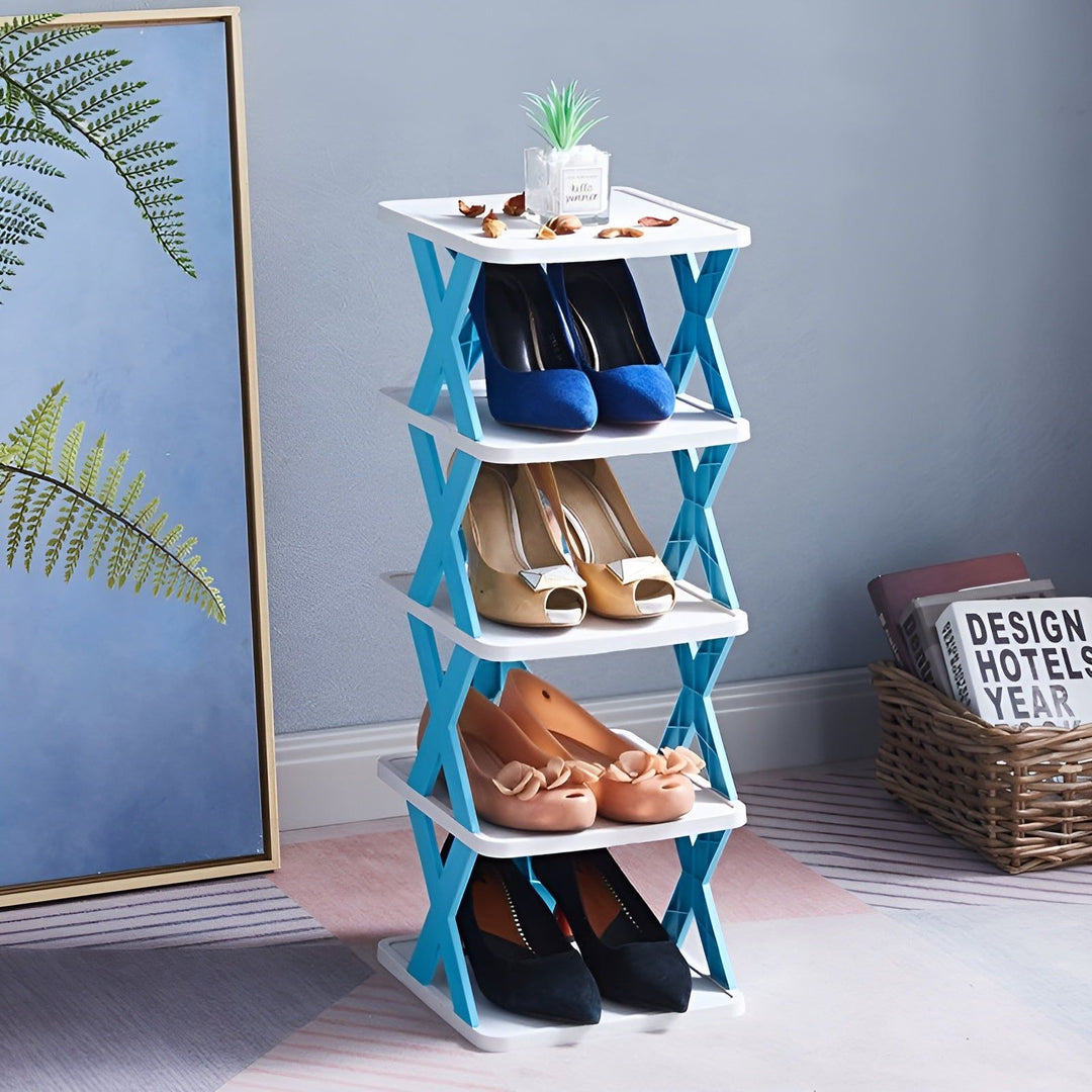 Multifunctional and Foldable Shoe Rack - SpaceSaver | Stornfield