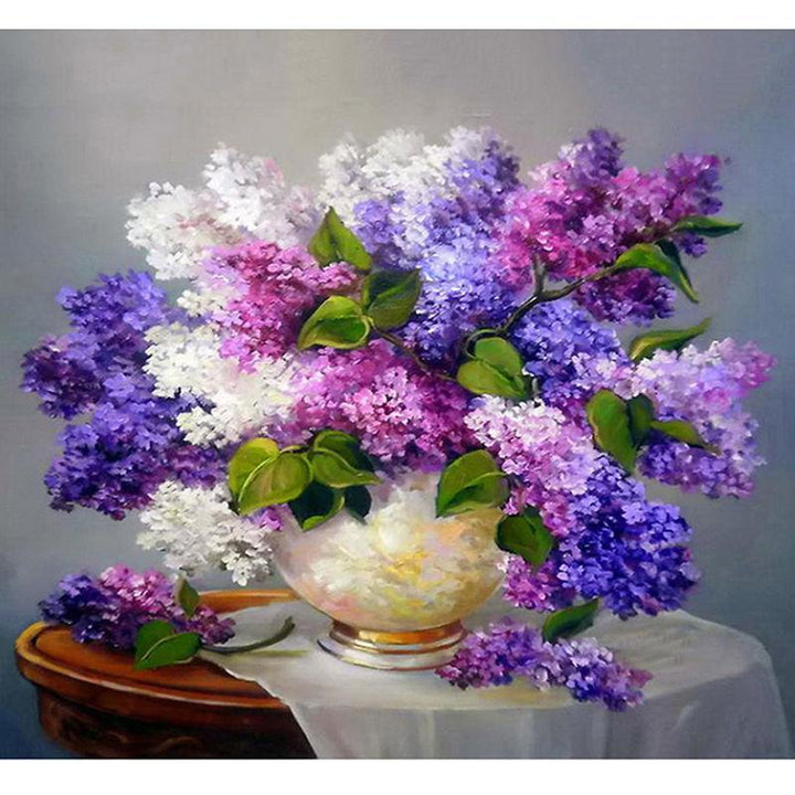 Violet Flowers - GemPaint Kit | Stornfield