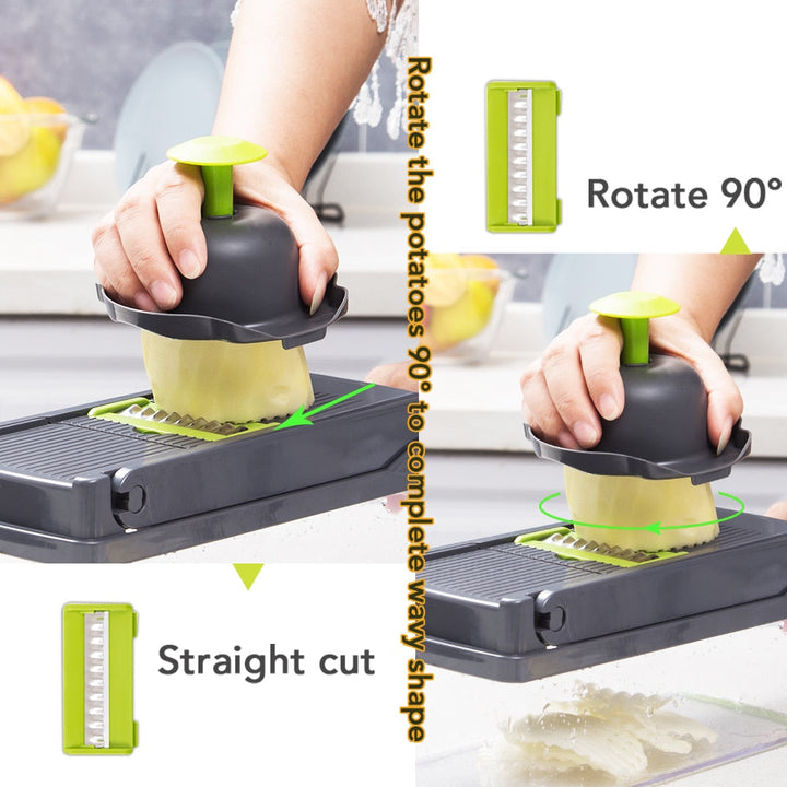GT-Chopper 7-in-1 Vegetable & Fruit Slicer Dicer | Stornfield