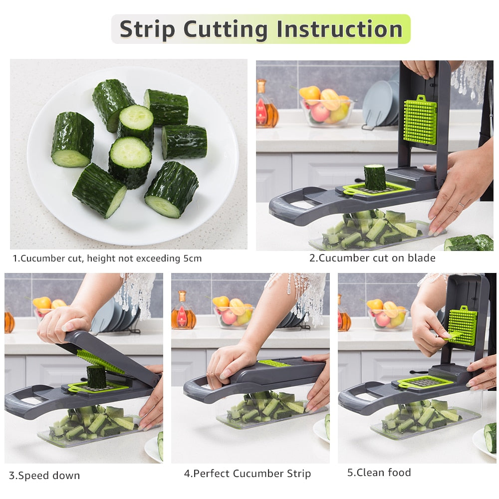 GT-Chopper 7-in-1 Vegetable & Fruit Slicer Dicer | Stornfield