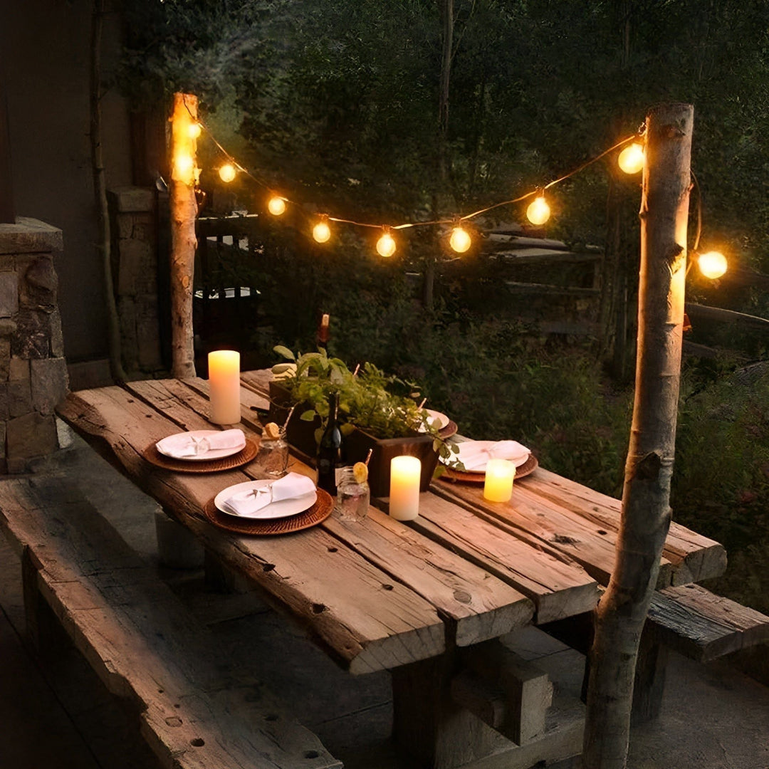 FairyFlicker String Lights - Luxurious Patio Lighting with Waterproof Protection | Stornfield