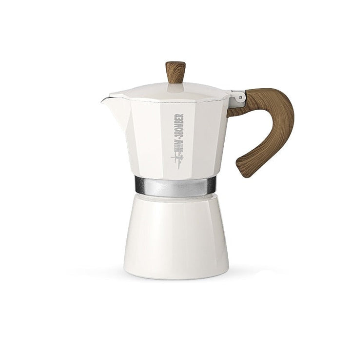 Vintage Wooden Handle Espresso Maker Moka Pot Brewing Tools | Stornfield