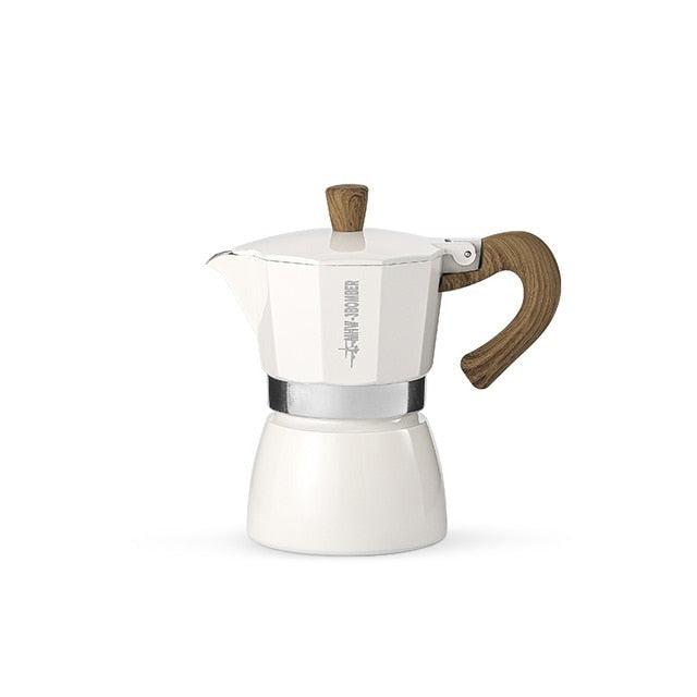 Vintage Wooden Handle Espresso Maker Moka Pot Brewing Tools | Stornfield