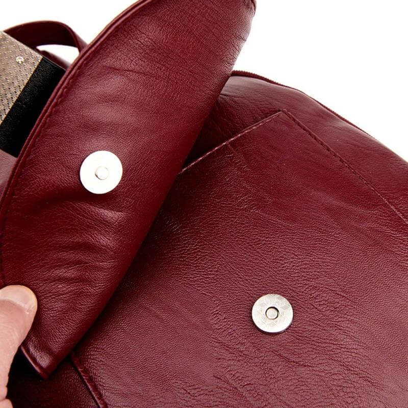 Premium Water-Resistant Leather Backpack for Women | Stornfield