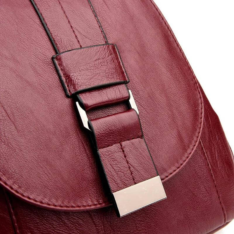 Premium Water-Resistant Leather Backpack for Women | Stornfield