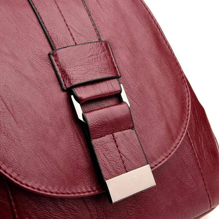 Premium Water-Resistant Leather Backpack for Women | Stornfield