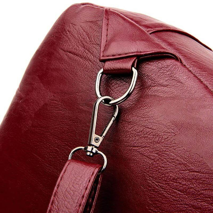 Premium Water-Resistant Leather Backpack for Women | Stornfield