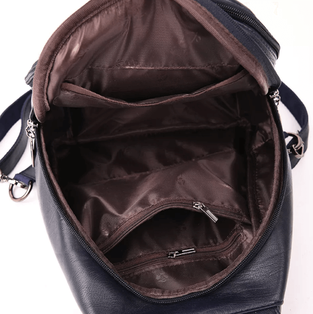 Premium Water-Resistant Leather Backpack for Women | Stornfield