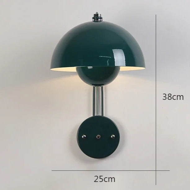Stornfield | Frendorf - Charming Mushroom Wall Lamp for a Cozy and Elegant Glow