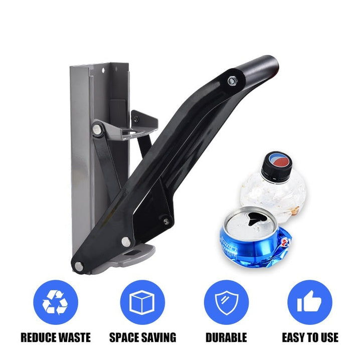 Wall-Mounted Metal Commercial Can Crusher with Bottle Opener | Stornfield