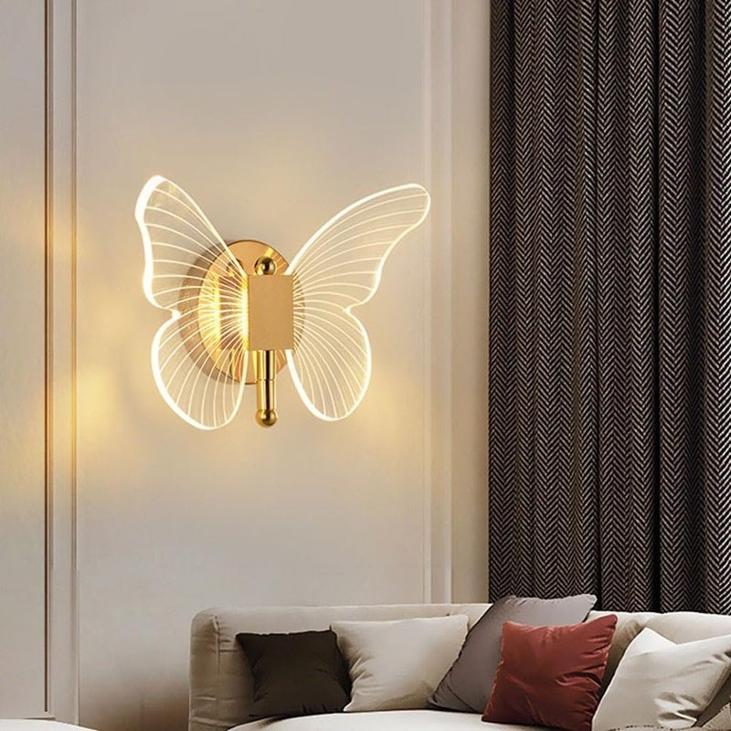 Stornfield | FloraVyne LED Wall Sconce – Butterfly Design Lamp with 3 Lighting Modes, Energy-Efficient and Stylish