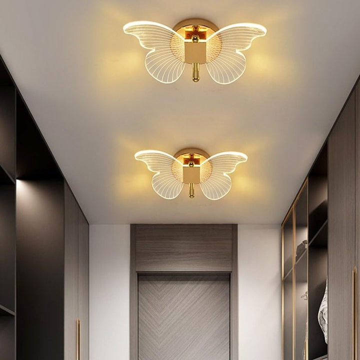Stornfield | FloraVyne LED Wall Sconce – Butterfly Design Lamp with 3 Lighting Modes, Energy-Efficient and Stylish