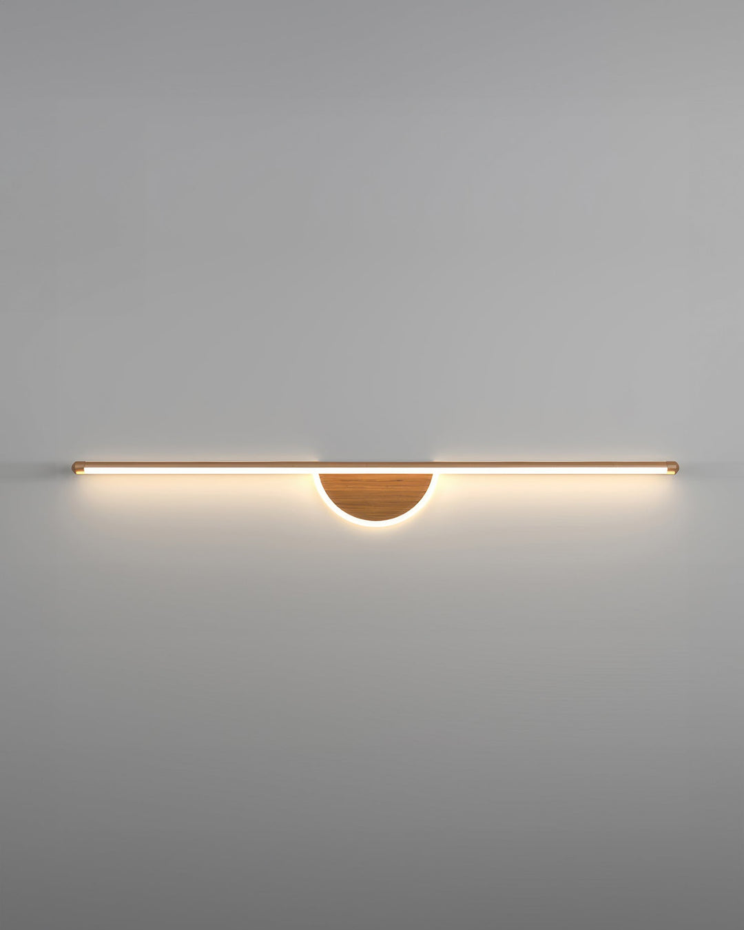 Stornfield | Modern Arc Wooden Wall Sconce
