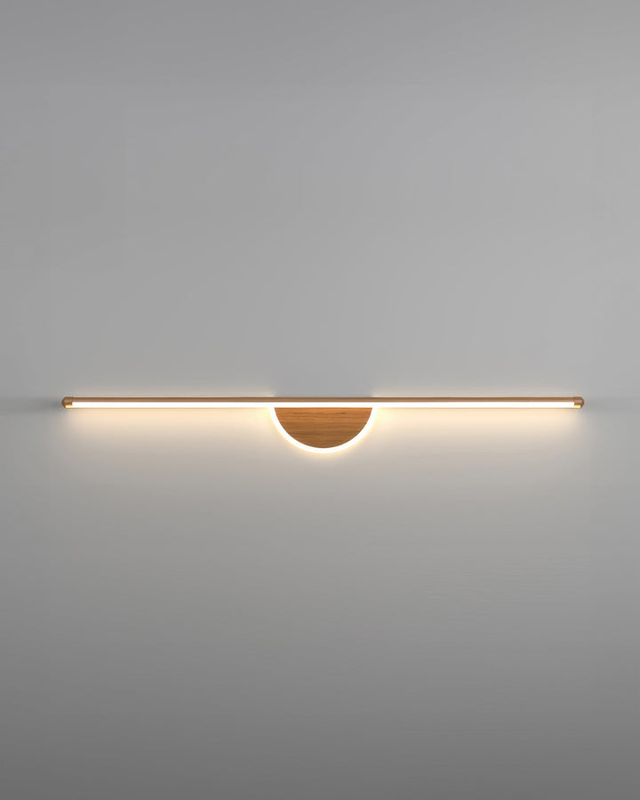 Stornfield | Modern Arc Wooden Wall Sconce