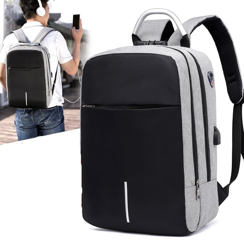 Water-Resistant Anti-Theft Backpack with USB Charging Port – SafeCarry | Stornfield