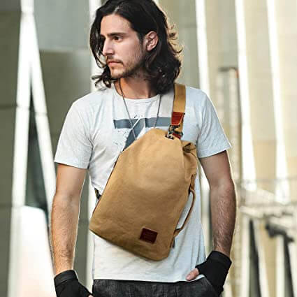 Water-Resistant Canvas Crossbody Bag with Anti-Theft Pocket – MultiWear | Stornfield