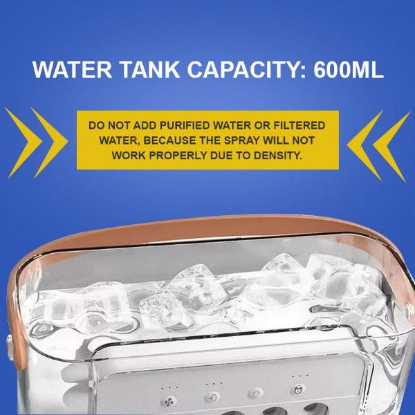 Water Air Cooler Fan - 3 in 1 Ice Cold Cooling Air Conditioner Humidifier Portable Mini Air Cooler Fan | Stornfield