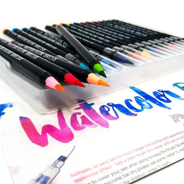 Monet - Watercolor Brush Pens (20 Piece Set) | Stornfield
