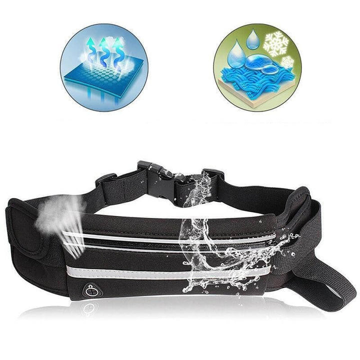Water-Resistant Running Waist Belt – 1+1 FREE Fitness & Travel Storage Pack | Stornfield