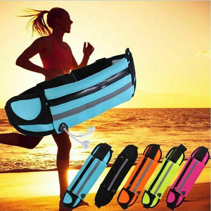Water-Resistant Running Waist Belt – 1+1 FREE Fitness & Travel Storage Pack | Stornfield